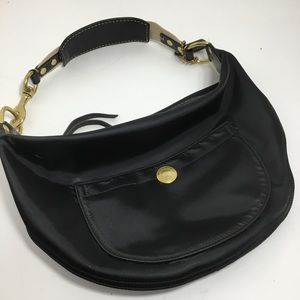 Coach Satin Crescent Bag